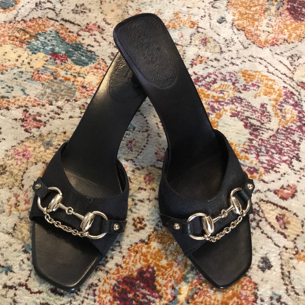 GUCCI kitten heels, size 7.5